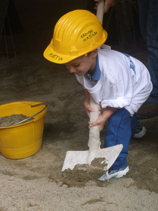 Bambini in cantiere