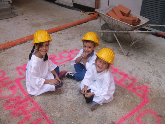 Bambini in cantiere