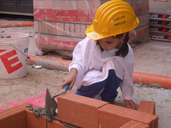 Bambini in cantiere