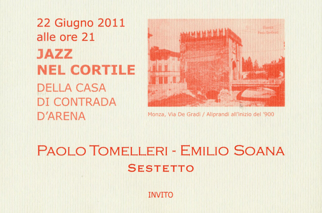 2011 - Paolo Tomelleri, Emilio Soana Sestetto